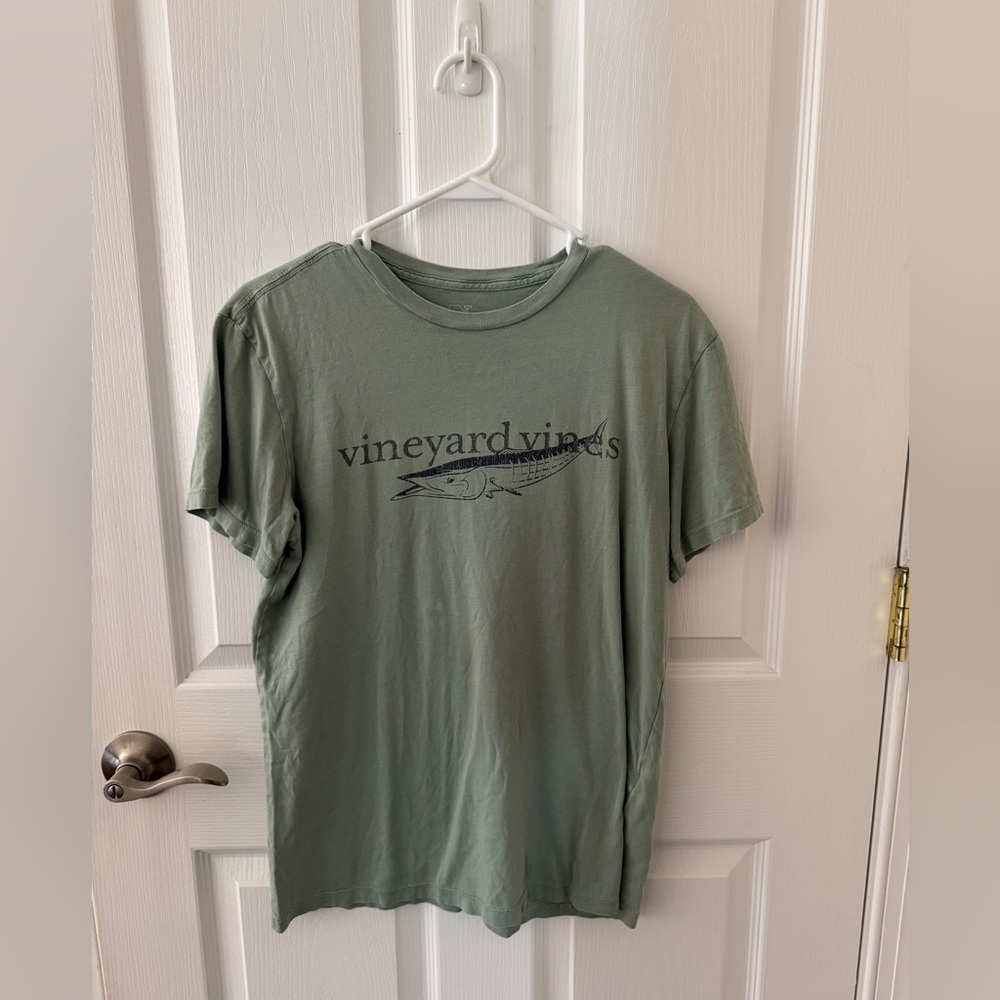 Vineyard Vines Sage Green Island T-Shirt